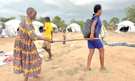 Gbenyiri conflict victims return home after weeks in camp