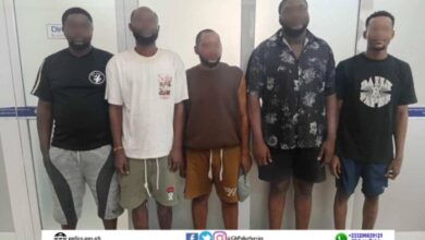 Police bust human trafficking ring, rescue 57 Nigerians in Accra