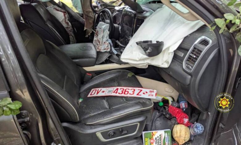 6 injured, several hospitalized after Akuse junction road crash