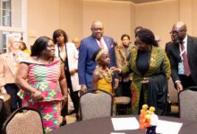 True development must be inclusive – Jane Opoku-Agyemang tells Ghanaians in Iowa