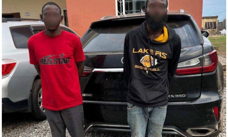 Three arrested over stolen vehicles in Kumasi and Offinso