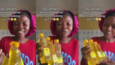 Nigerian lady shocked to learn 'anointing oil' Is actually cooking oil