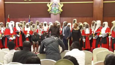 Mahama swears in 37 New High Court Judges, urges integrity and fairness