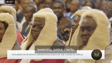 VIDEO: John Mahama swears in 21 as Justices of the Court of Appeal