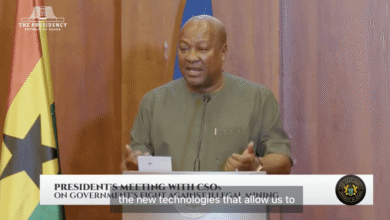 Playback: Mahama meets CSOs on Galamsey