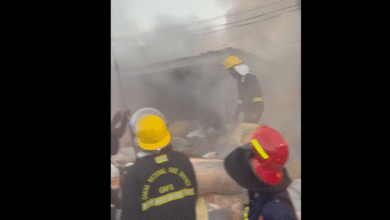 Clothing bale warehouse in Kantamanto raised down by fire
