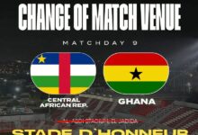 Central African Republic vrs Black Stars
