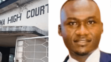 Convict maintains innocence as he weeps over life sentence