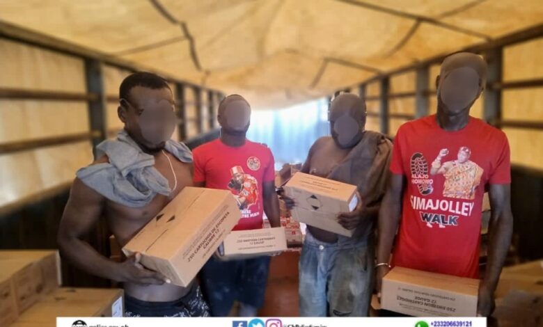 Police intercept 598 cartons of cartridges at nsakye; twelve suspects arrested