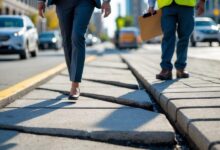 Can I Claim for Tripping on Uneven Pavement?