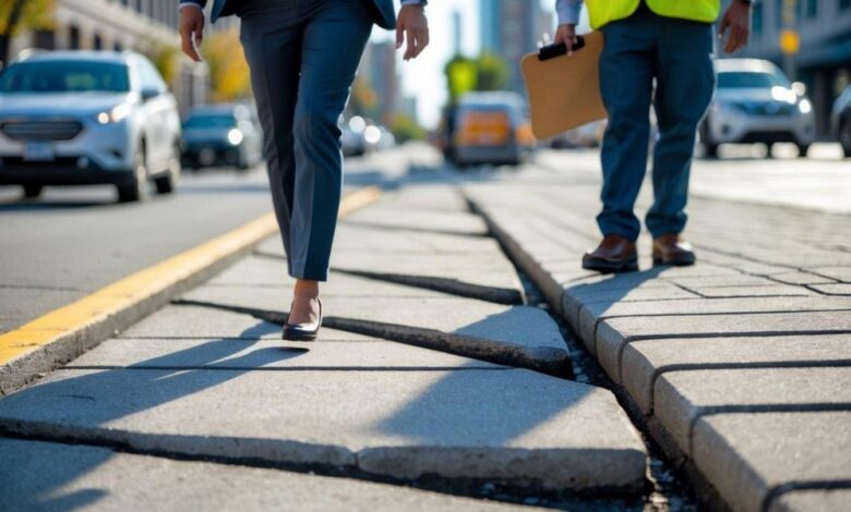 Can I Claim for Tripping on Uneven Pavement?