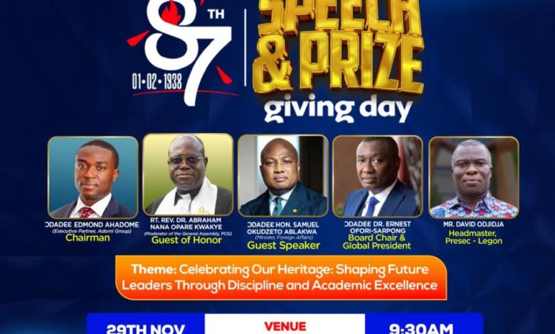 Presec-Legon Millenium Class count their blessings ahead of 87th Speech and Prize Giving day & 25th Anniversary.