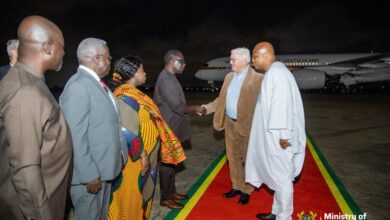 Germany’s President Steinmeier arrives in Ghana for state visit