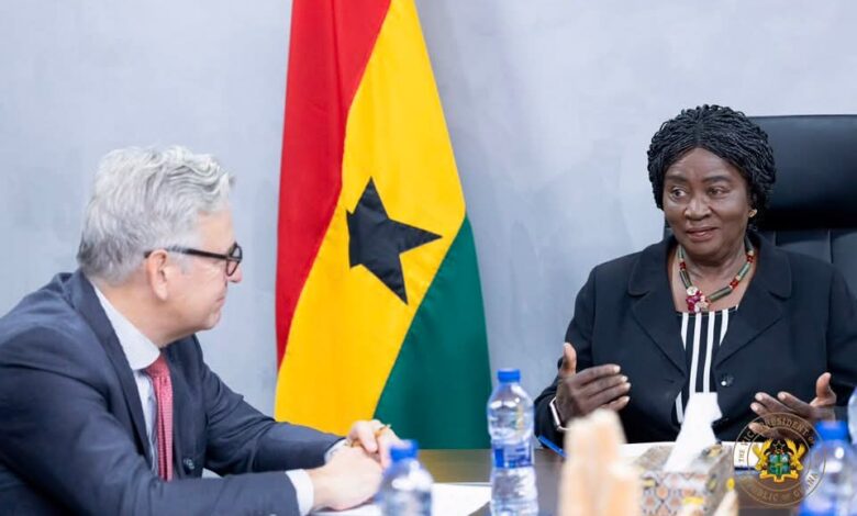 Jane Naana Opoku-Agyemang meets EU ambassador to strengthen partnerships