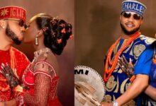 Actor Charles Okocha aka Igwe 2Pac celebrates first wedding anniversary with wife Mimi