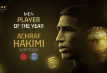 Hakimi crowned African Player of the Year