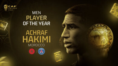 Hakimi crowned African Player of the Year
