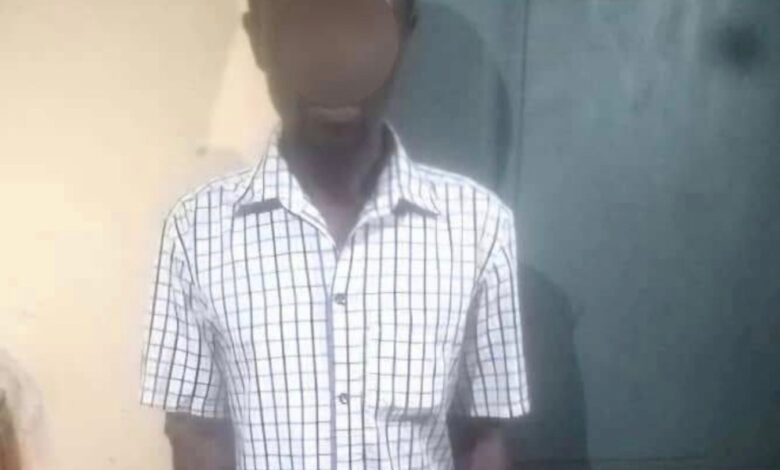 Man seen administering cigarettes to a minor arrested