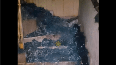 2 firefighters injured as GNFS contains a 2-storey building fire at Adjiringano