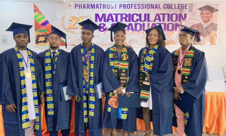 Pharmatrust Professional College Graduates First Batch of HND Dispensing Technology Students
