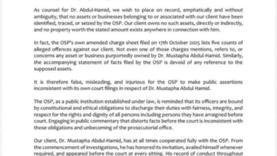 Lawyers of Mustapha Hamid denies OSP’s GHC100m asset seizure claim