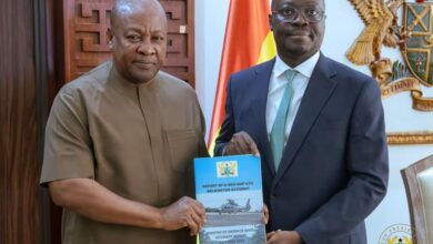 Ato Forson presents findings of August Helicopter crash to President Mahama
