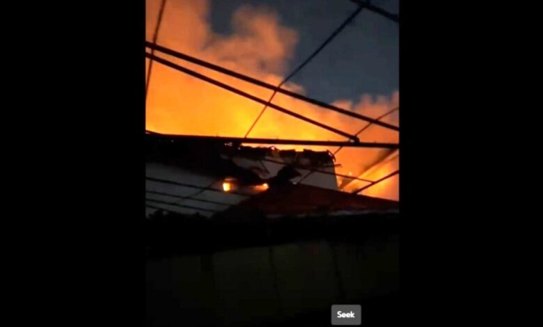 Two firefighters injured in Adjiringano building fire