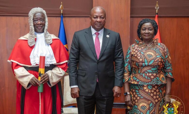 Guard jealously the institutional integrity and independence of the judiciary—Mahama to CJ