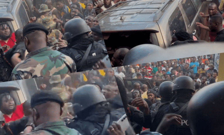 Nine soldiers escape lynching from armed galamseyers at Hwidiem