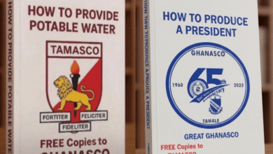 Ghanasco and Tamasco tease each other as Ghanasco celebrates 65th anniversary