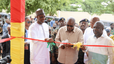 Mahama unveils advanced National Signals Bureau Regional Command in Ho