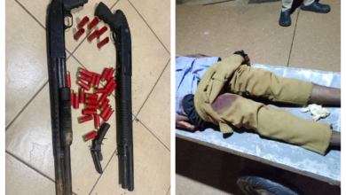 Three suspected armed robbers killed in Ashanti shootout, high-powered guns recovered