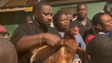 John Dumelo shares fowls and other farm produce with constituents ahead of Christmas
