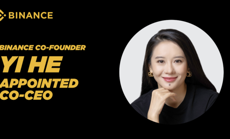 Binance Co-Founder Yi He Appointed Co-CEO as the Company Nears 300 Million Users
