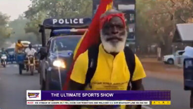 60-year-old leading Paga-Accra walk injured after police car hit him