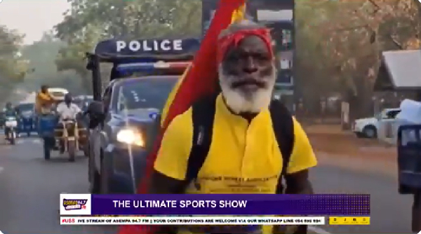 60-year-old leading Paga-Accra walk injured after police car hit him