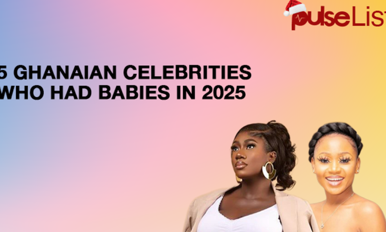 Ghanaian Celebrities Who Had Babies in 2025