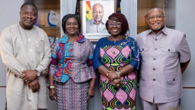 Jane Naana Opoku Agyemang begins working visits to women-led ministries