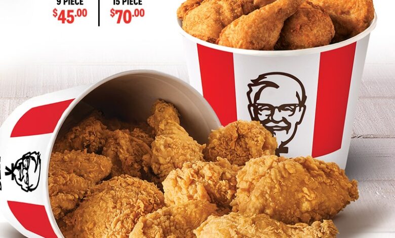 KFC Menu Prices ​