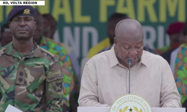 Farmers Day: Mahama calls on professionals to enter farming, pushes for cheaper credit access