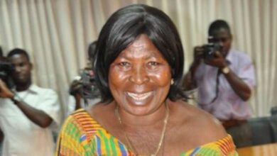 Tears at Akua Donkor’s grave as daughter breaks down one year after her passing