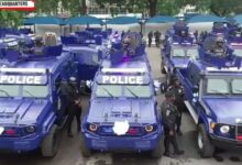 Mahama strengthens national security, hands 40 armoured vehicles to Ghana Police