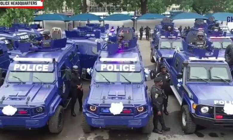 Mahama strengthens national security, hands 40 armoured vehicles to Ghana Police