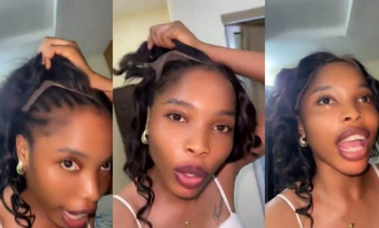 Woman shocked as thief attempts to steal her wig