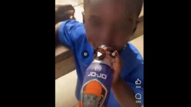 Police arrest three over viral video of toddler fed alcohol in Kade